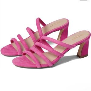 Cole Haan Adella Sandal Pink Suede, 7.5